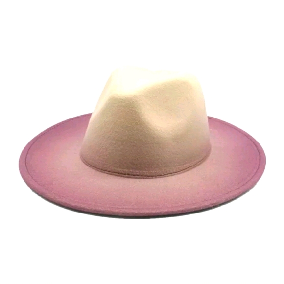 Accessories - Two tone fedora hat